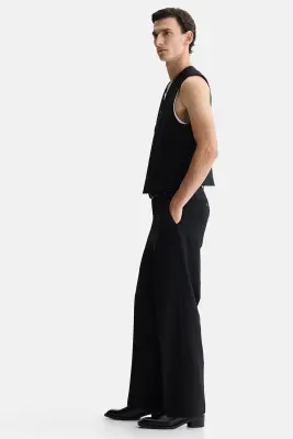 Gilet sans manches Regular Fit - Noir — photo 4