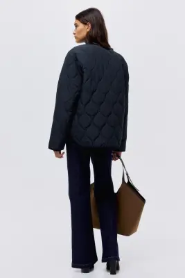 Veste matelassée - Noir — photo 3