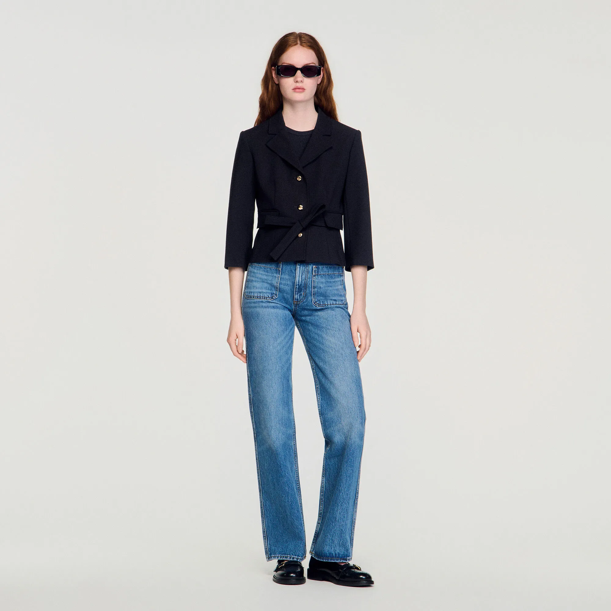 Veste courte de tailleur 