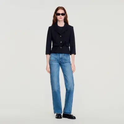 Veste courte de tailleur 