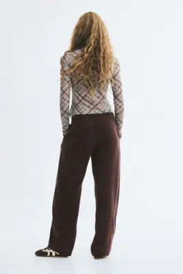 Pantalon chic avec jambes barrel - Beige clair — photo 3
