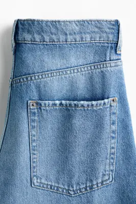 Barrel Leg Regular Jeans - Bleu denim clair — photo 5