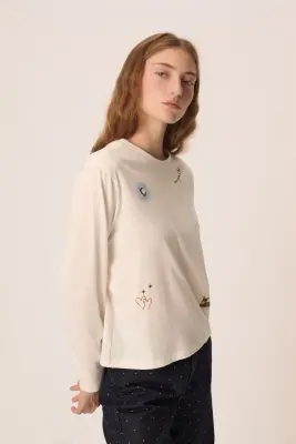 Tee Shirt Iriel Ecru — photo 3