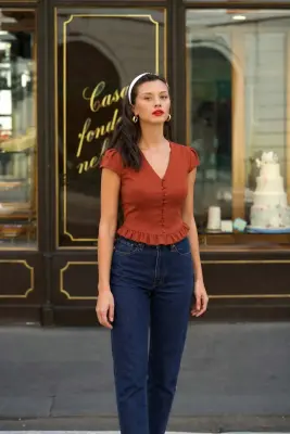 Gina Silk Blouse — photo 2
