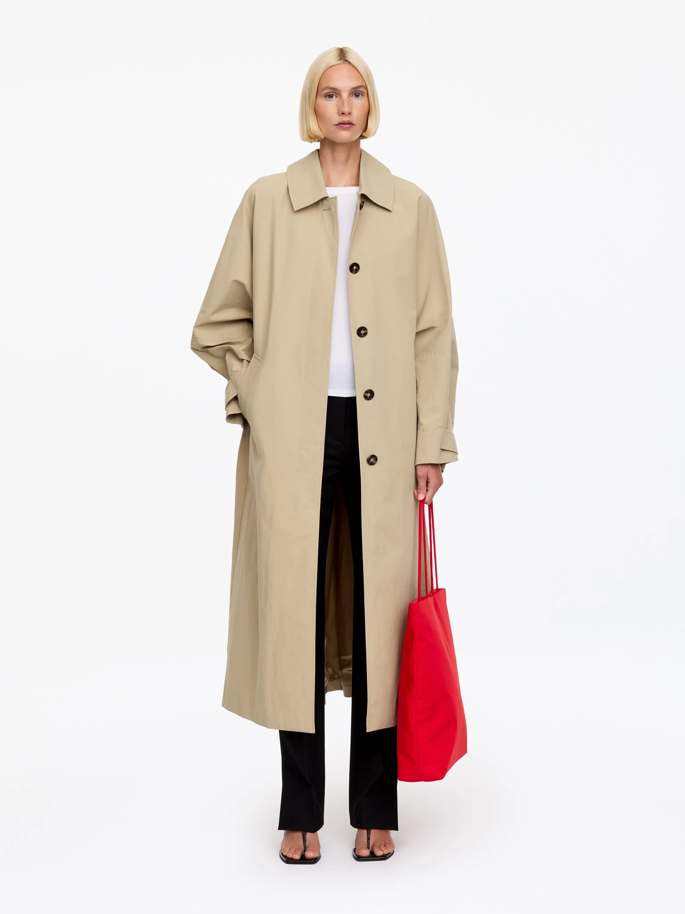 Sac cabas en nylon - Rouge