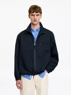 Veste carrée - Bleu foncé — photo 1