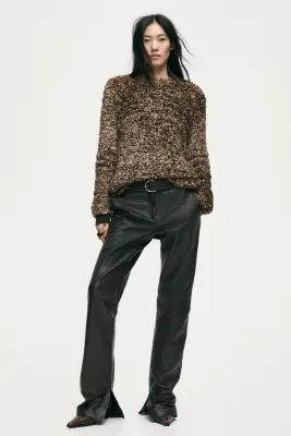 Pull - Beige/moucheté — photo 2