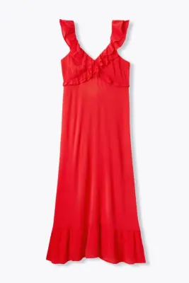 Robe longue à volants Femme — photo 1