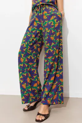 Pantalon large imprimé Femme — photo 5