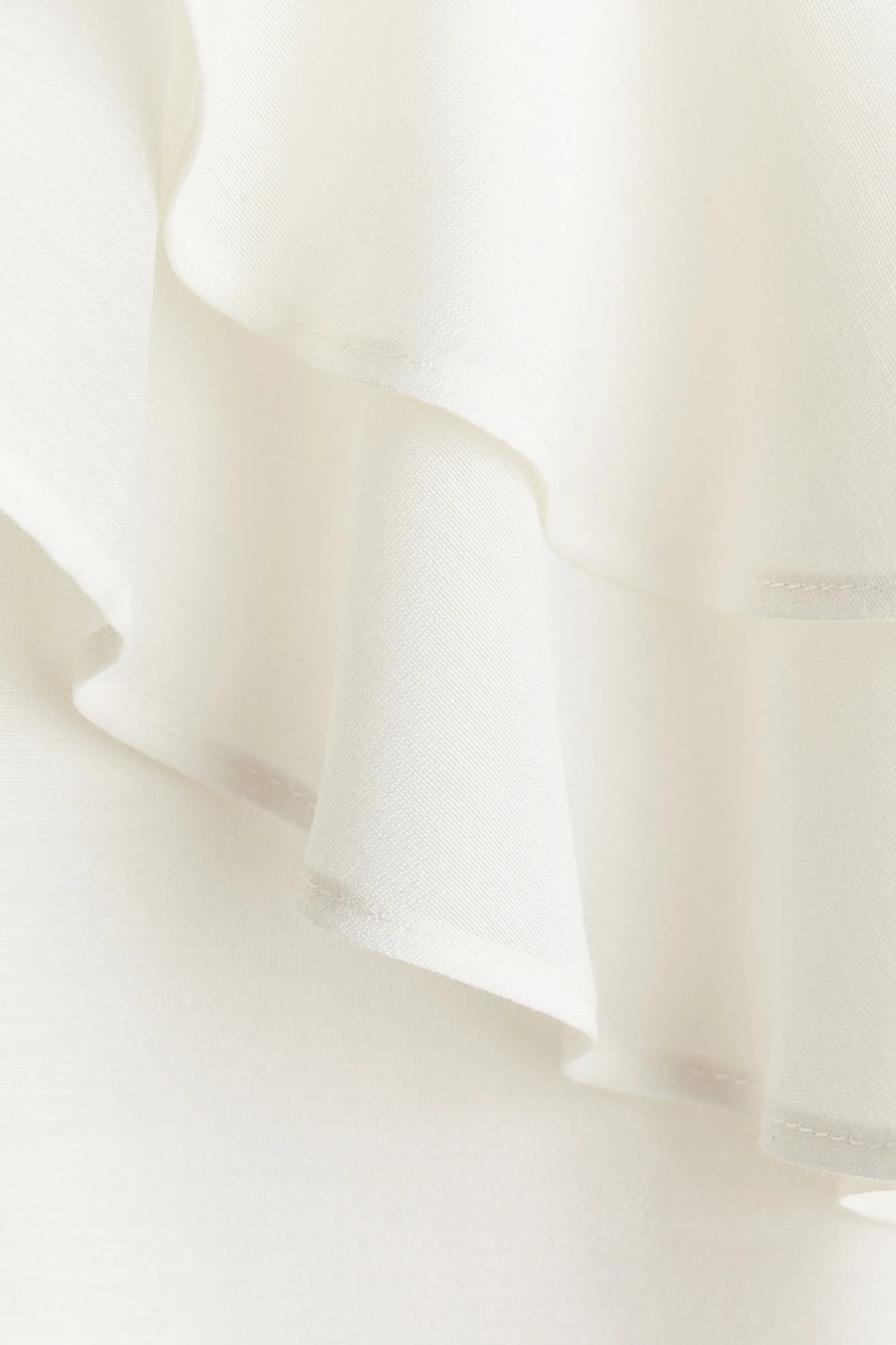 Blouse volantée - Crème