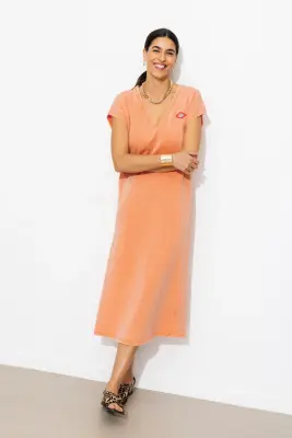 Robe longue en jersey — photo 3