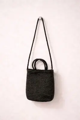 Petit Tote Bag en Raphia Caviar — photo 1