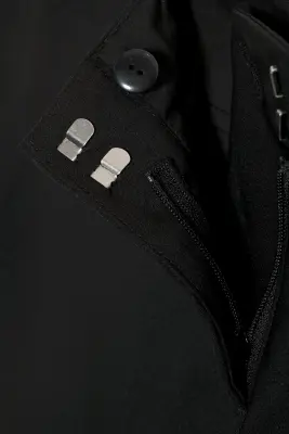 Pantalon de costume bootcut taille basse - Noir — photo 5