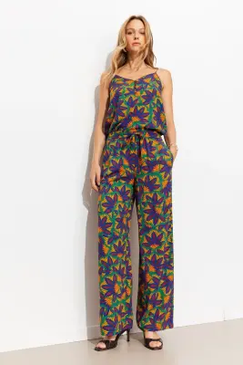 Pantalon large imprimé Femme — photo 2