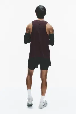 Débardeur de running CoolMove™ - Prune chocolat — photo 3