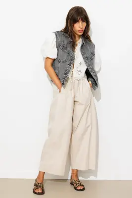 Veste jean sans manches LEONIE — photo 3