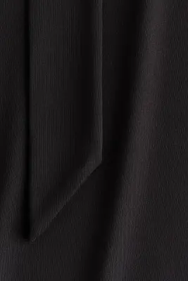 Top avec détail façon écharpe - Noir — photo 3