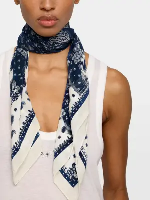 Foulard Blondie Denim Bandana 85 — photo 3