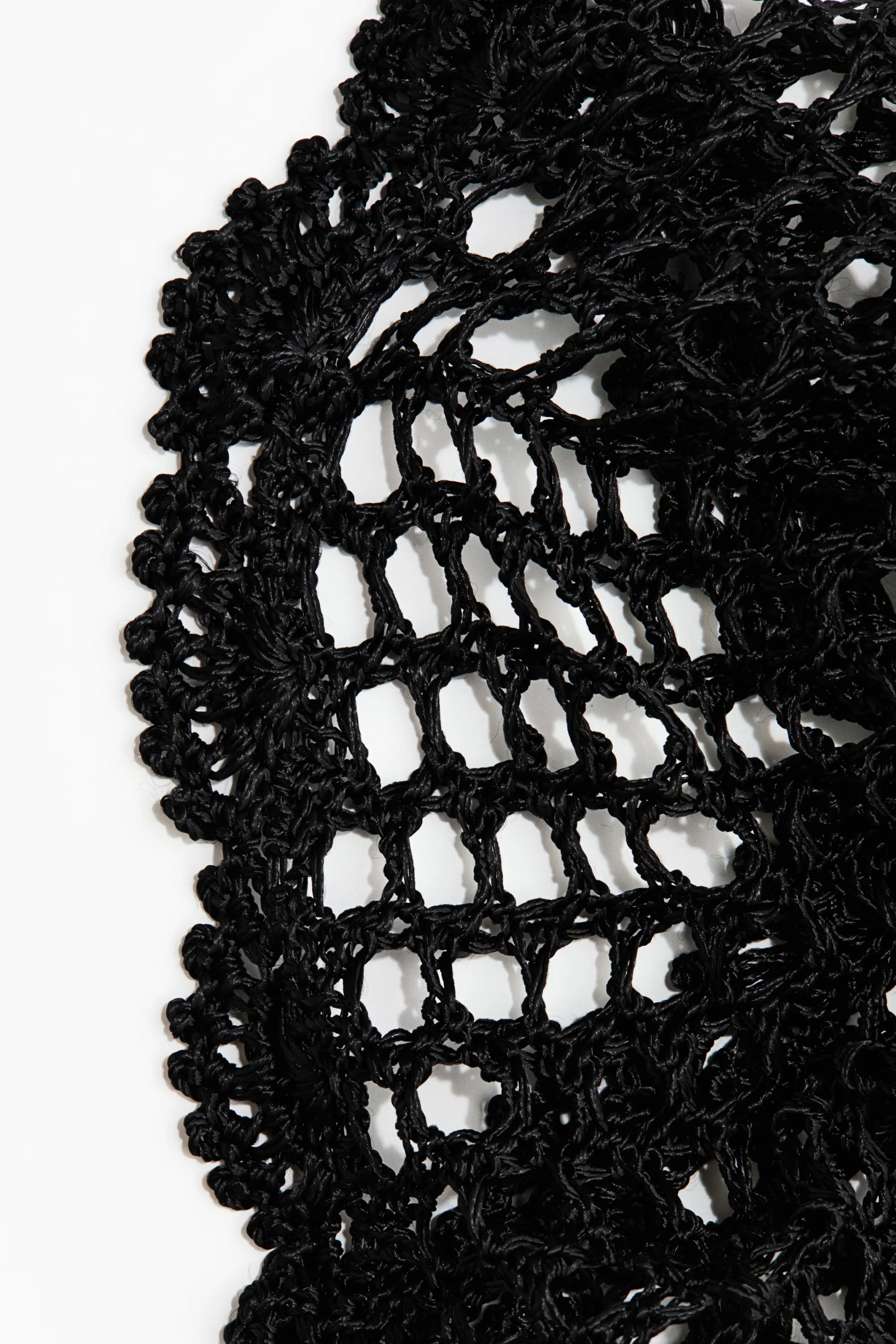 Chapeau façon crochet - Noir