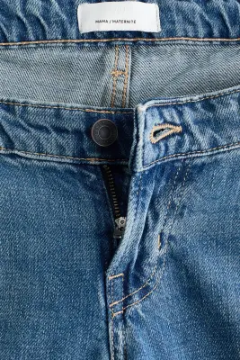 MAMA Wide Low Jeans - Bleu denim — photo 5