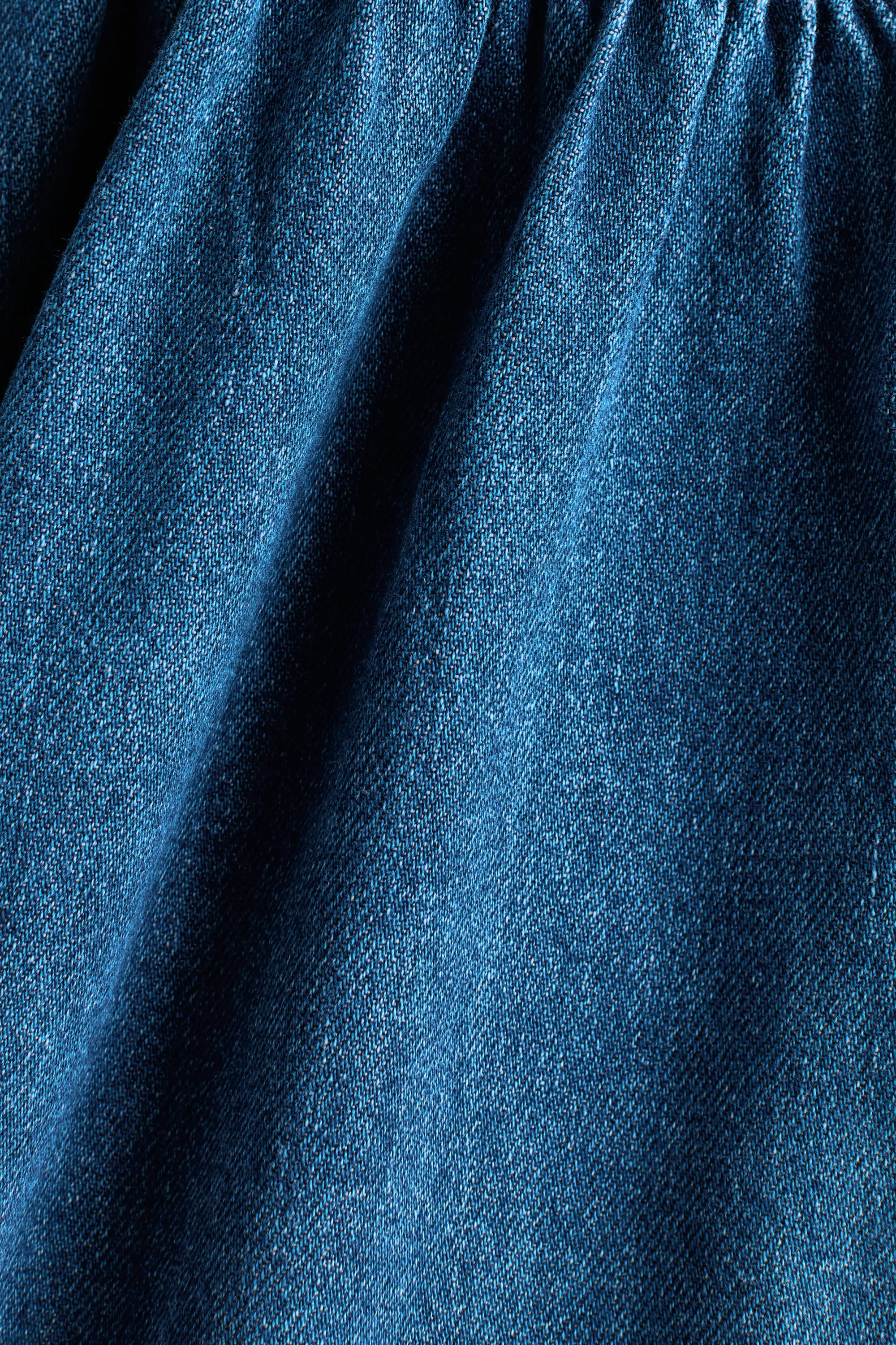 Robe chemise en denim - Bleu denim