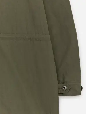Parka en coton mélangé - Vert kaki — photo 2