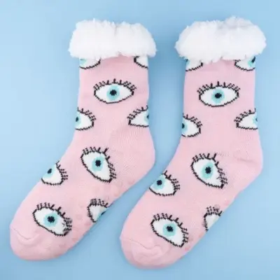 Chaussons fourrés oeil bleu – Coucou Suzette — photo 5