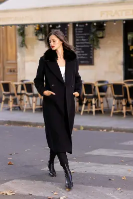 Marcelle Coat - Black — photo 2
