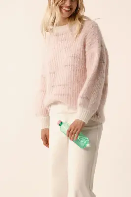 Pull Albertine Ecru/Brume Poudre