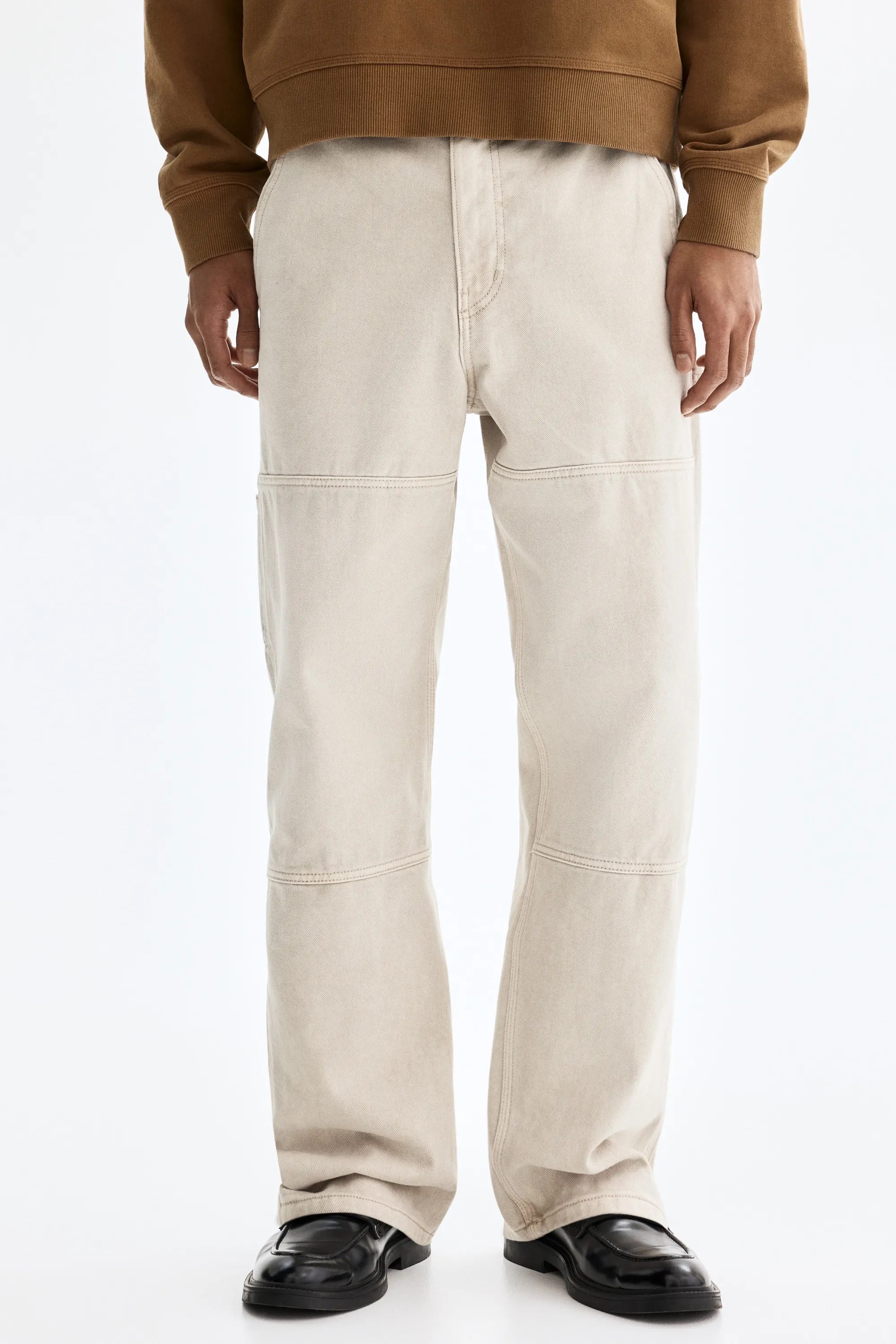 Pantalon Carpenter Regular Fit - Beige clair