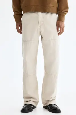 Pantalon Carpenter Regular Fit - Beige clair — photo 1