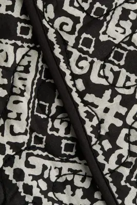 Veste matelassée en coton - Noir/motif — photo 4