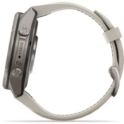 Garmin Fenix 9 Pro InReach amoled 43mm Sapphire Titane bracelet gris cendré/grès foncé 010-04335-81 — photo 5