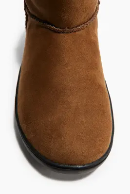 Bottines chaudement doublées - Marron — photo 3