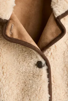 Veste en tissu Teddy bear - Beige — photo 4
