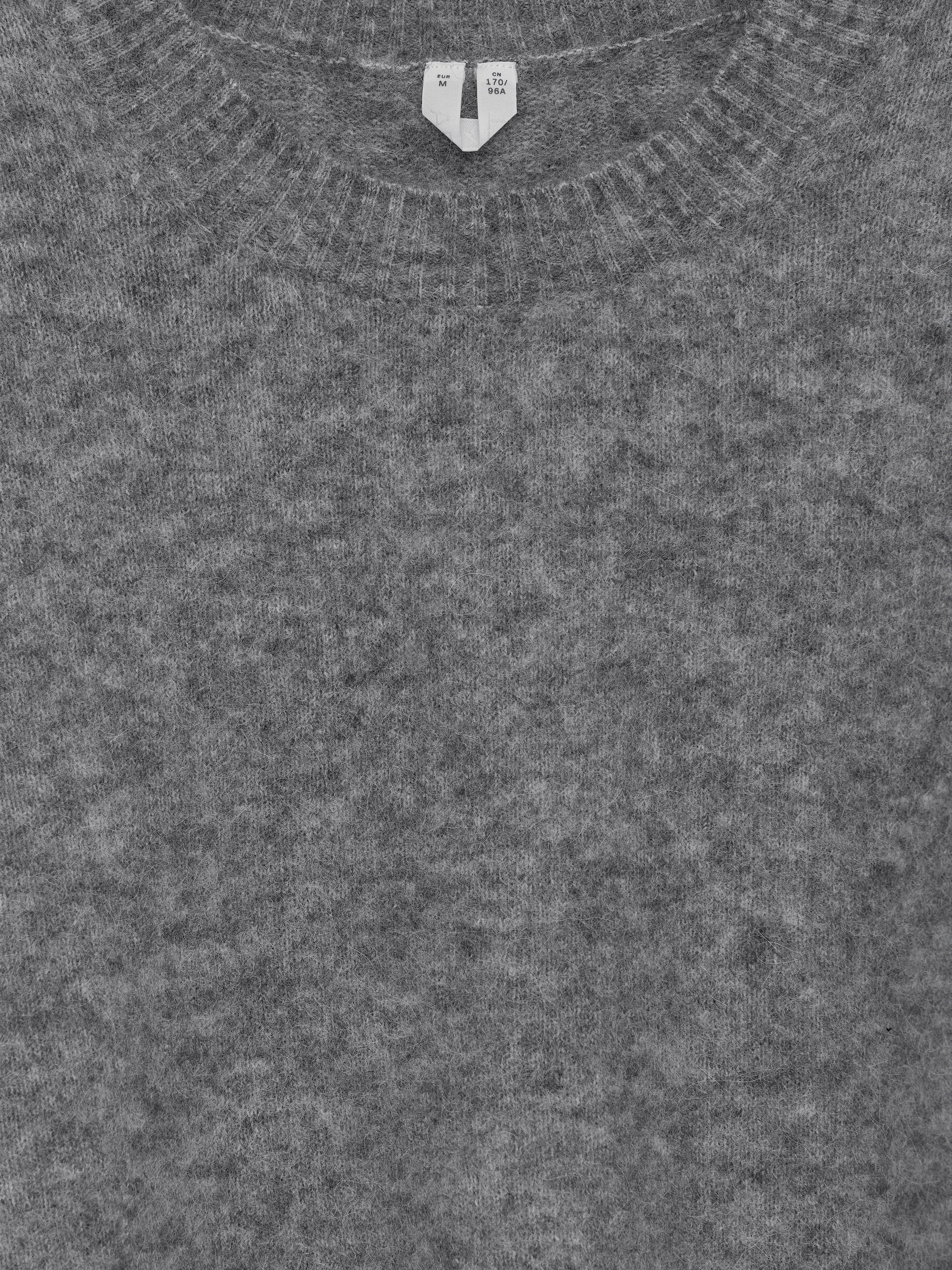 Pull en mélange de laine et d'alpaga - gris