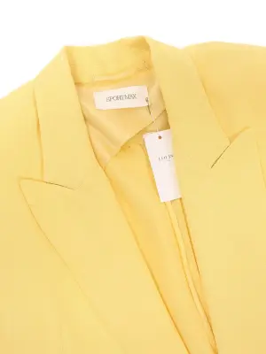 Veste blazer en lin jaune pastel Prix boutique 750€ Taille 40 — photo 2