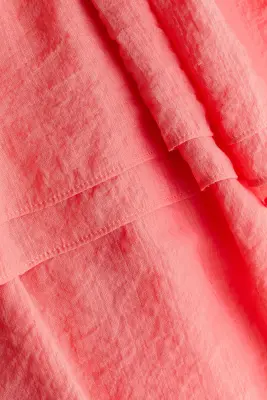 Robe asymétrique à étages - Rouge framboise — photo 3