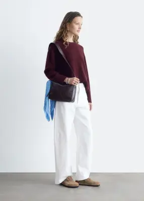 Pull décontracté en maille - Dark Red — photo 4