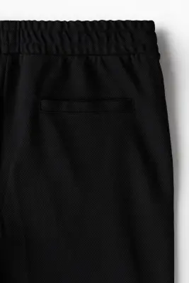Pantalon jogger Slim Fit en twill - Noir — photo 2