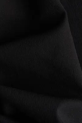 Robe à effet drapé avec détail boutonné - Noir — photo 4