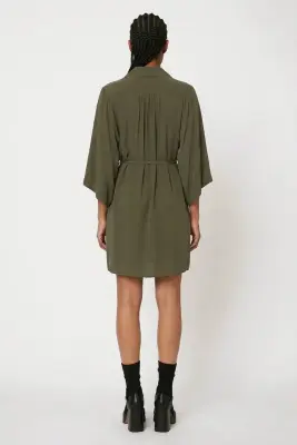 Robe Luce Gris Taupe — photo 3