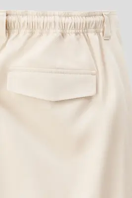 Pantalon cargo Loose Fit - Beige clair — photo 4