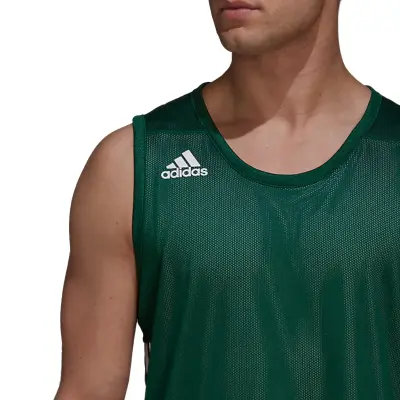 ADIDAS DEBARDEUR REVERSIBLE Vert — photo 5