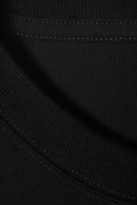 T-shirt ample à manches longues - Noir — photo 3