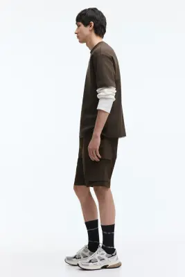 Short cargo Regular Fit - Marron — photo 3