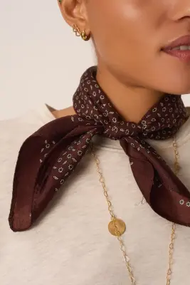 Foulard Natou Cravate Choco — photo 2