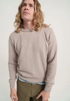 Le pull épais - Beige — photo 5