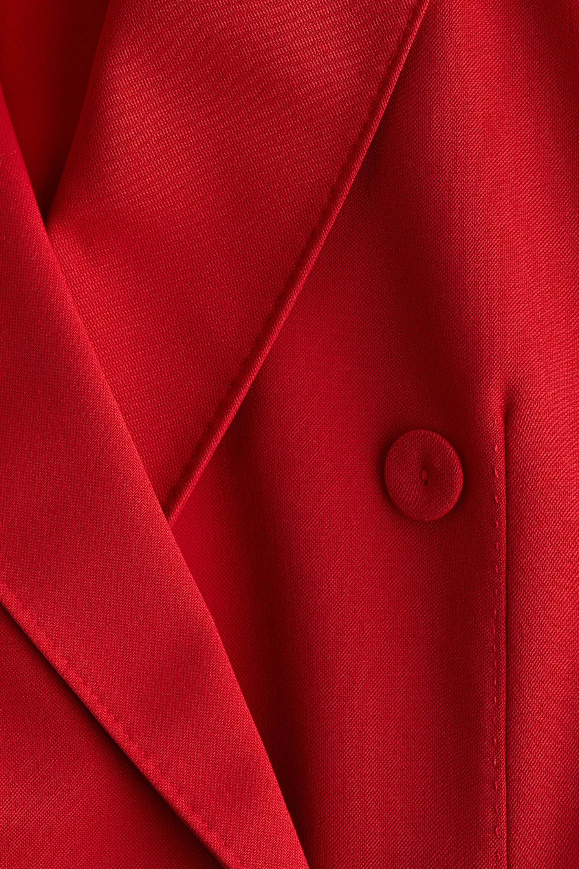 Robe blazer à fermeture croisée - Rouge
