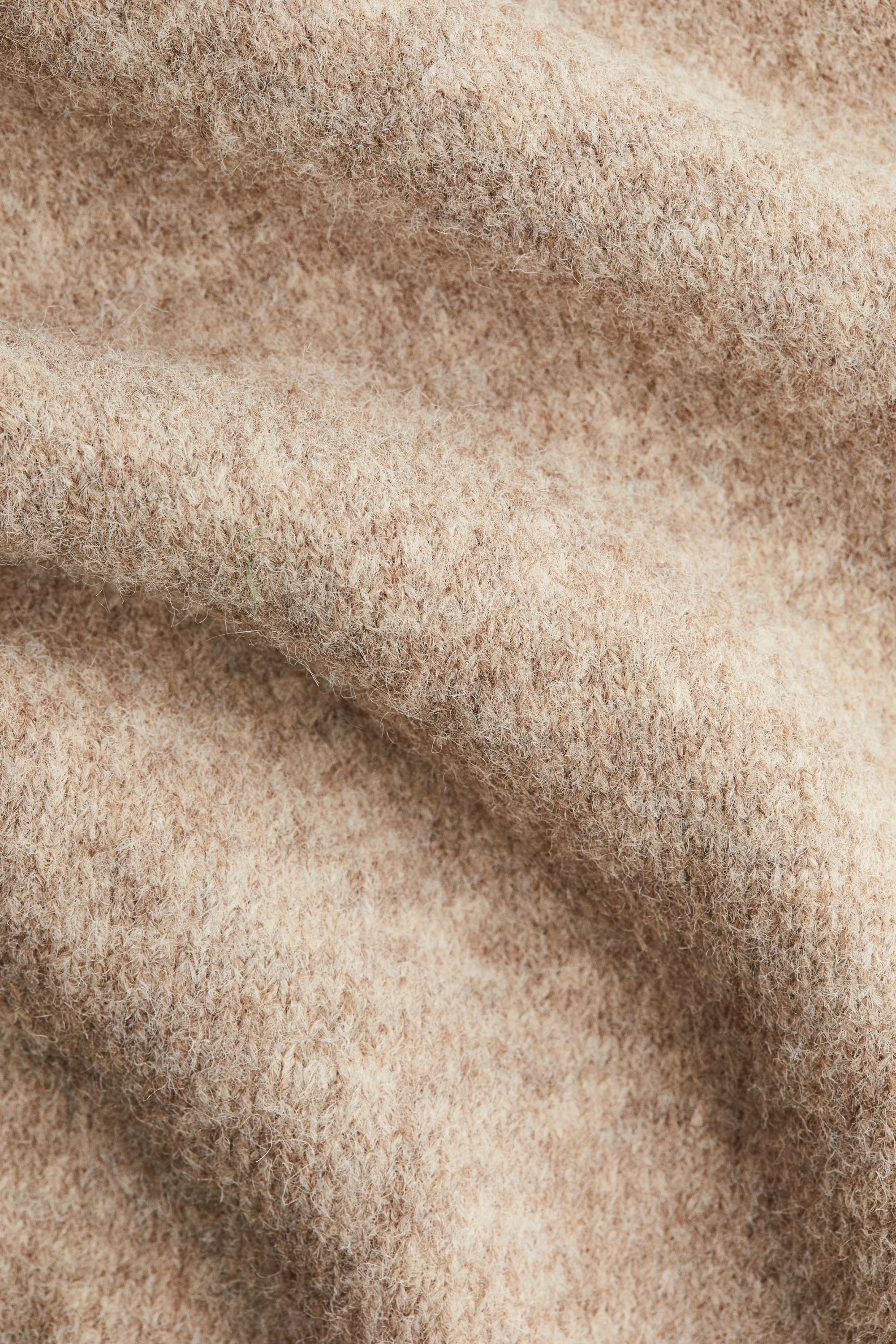 Pantalon jogger en maille fine - Beige ancien